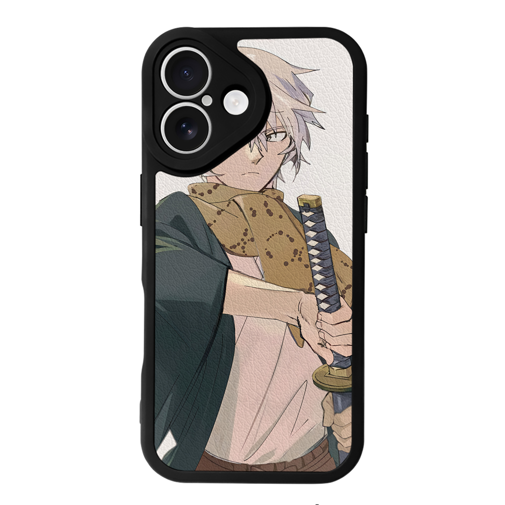 （画像用） 文豪ストレイドッグス Bungo Stray Dogs 【iPhone 16シリーズ対応】シリコンスマホケース（レザー調） 材質：シリコン